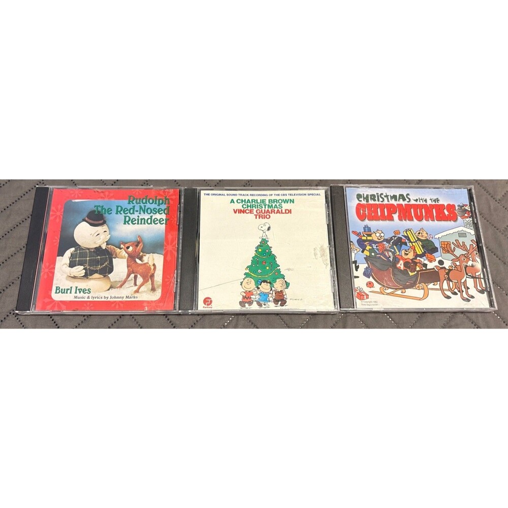 Classic Cartoon Christmas CD Lot 3